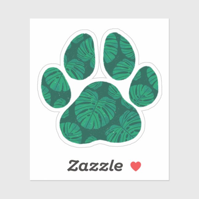 Pegatina Monsterra Paw (Hoja)