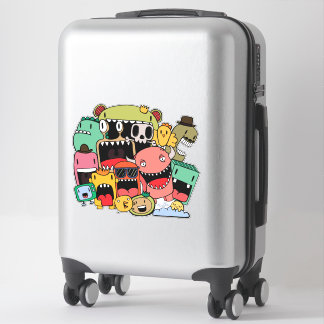 Pegatina Monsters Boys Cute Scary Graf Street Vinyl