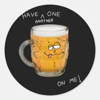 pegatina monstruo de cerveza de novedad