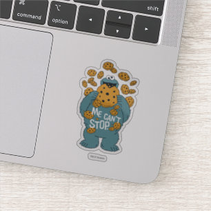 Pegatina Monstruo de la galleta del Sesame Street el   - no