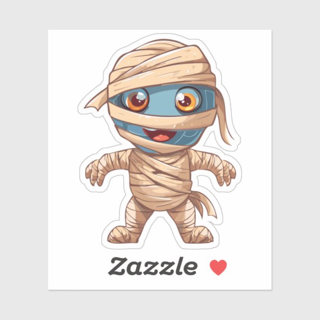 Pegatina Monstruo de Silly Halloween (Hoja)