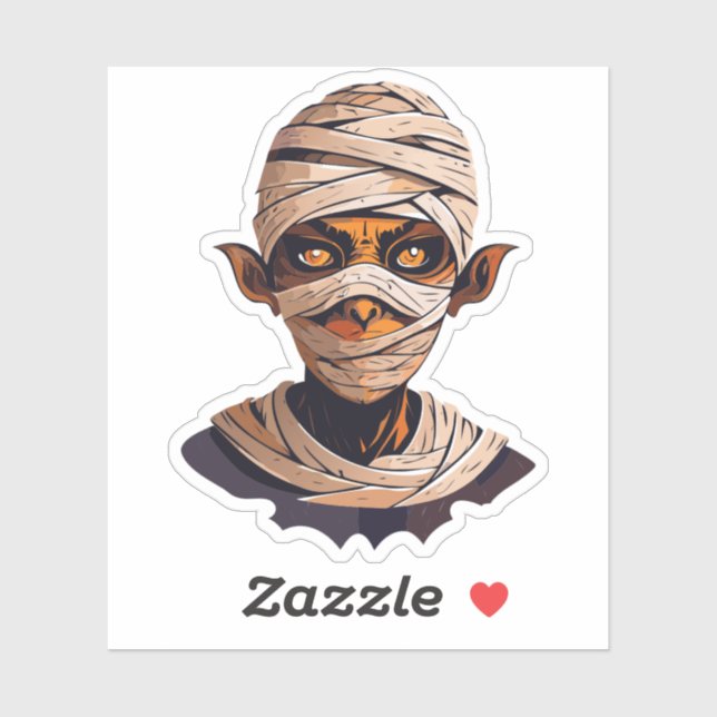 Pegatina Monstruo de Silly Halloween (Hoja)