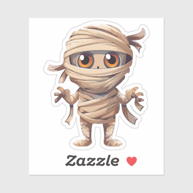 Pegatina Monstruo de Silly Halloween (Hoja)