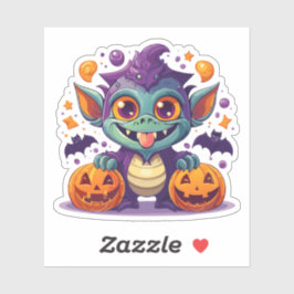 Pegatina Monstruo Tonto de Halloween