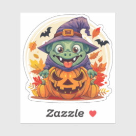 Pegatina Monstruo Tonto de Halloween