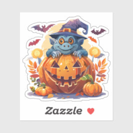 Pegatina Monstruo Tonto de Halloween