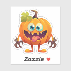 Pegatina Monstruo Tonto de Halloween