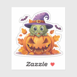 Pegatina Monstruo Tonto de Halloween