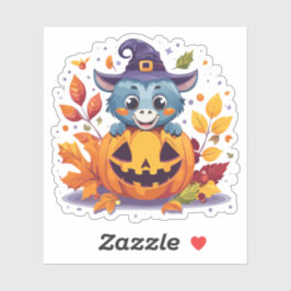 Pegatina Monstruo Tonto de Halloween