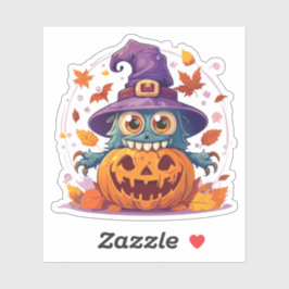 Pegatina Monstruo Tonto de Halloween