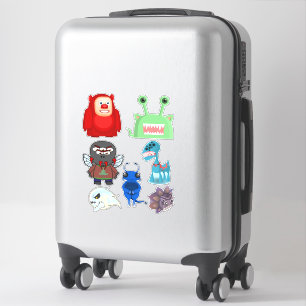 Pegatina Monstruos personalizados criaturas arte en el extr