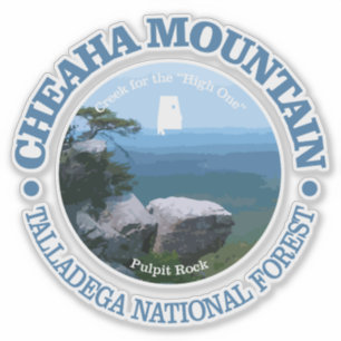Pegatina Montaña de Cheaha