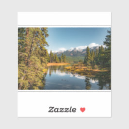 Pegatina Montañas rocosas