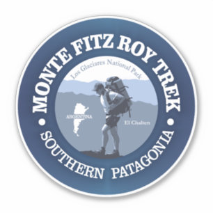 Pegatina Monte Fitz Roy Trek