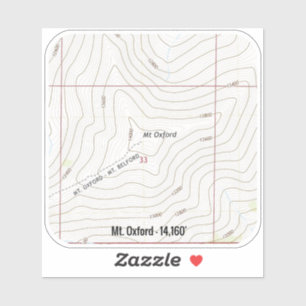 Pegatina Monte Oxford Colorado