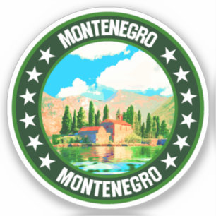 Pegatina Montenegro