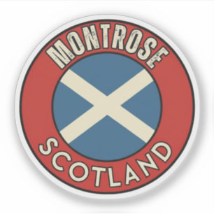 Pegatina Montrose, Escocia