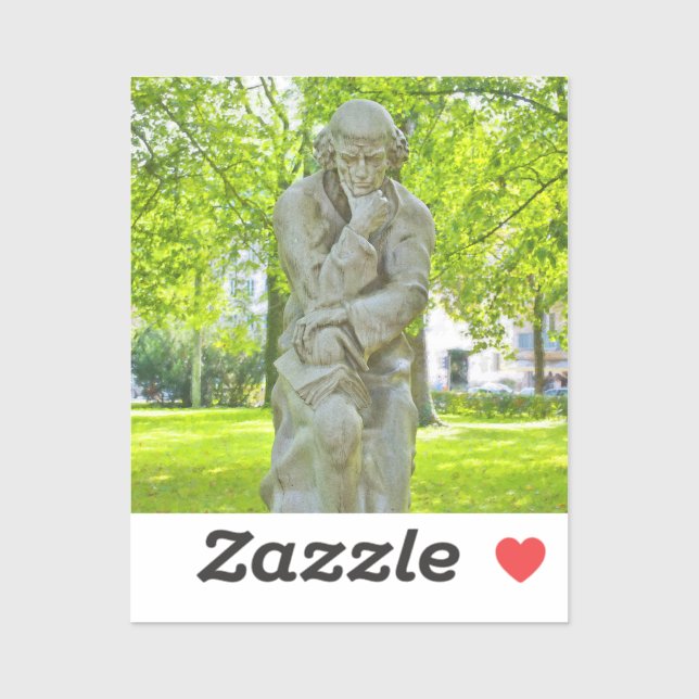 Pegatina Monumento a Paracelso en Salzburgo (Hoja)