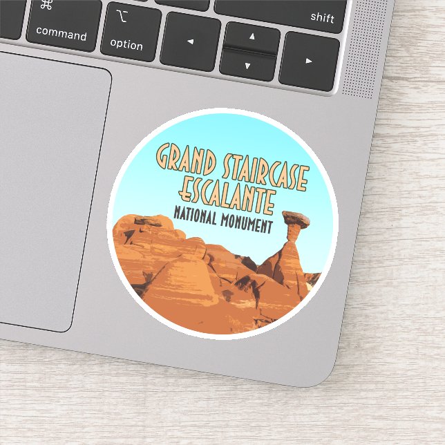 Pegatina Monumento nacional de Escalante Grande (Detalle)