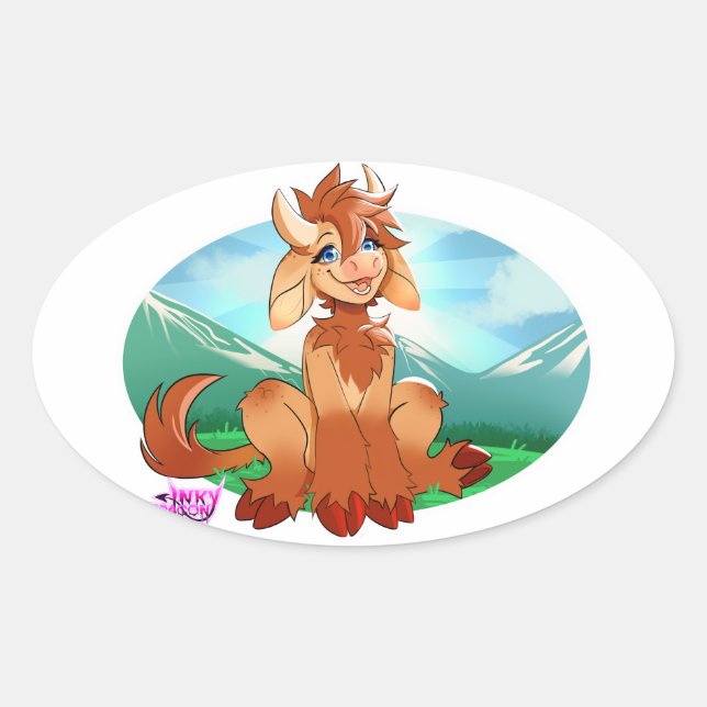 Pegatina Moo Moo (Anverso)