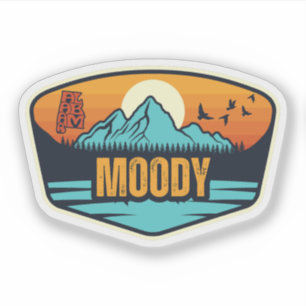Pegatina Moody, Alabama