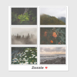 Pegatina Moody Nature aesthetic, Photography Sticker Sheet