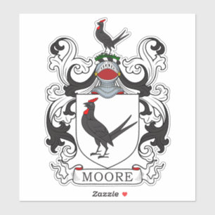 Pegatina Moore Family Crest