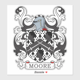 Pegatina Moore Family Crest