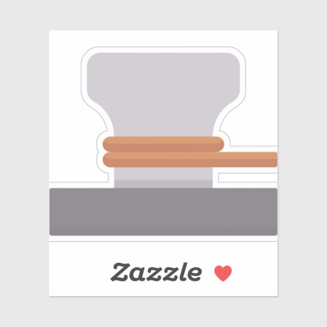 Pegatina Mooring bollard (Hoja)