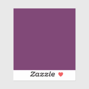 Pegatina Morado de uva (color sólido)