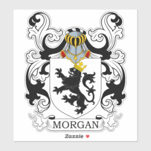 Pegatina Morgan Family Crest