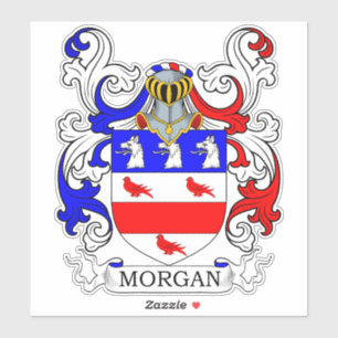 Pegatina Morgan Family Crest