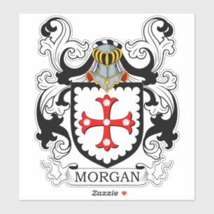 Pegatina Morgan Family Crest