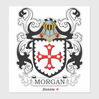 Pegatina Morgan Family Crest