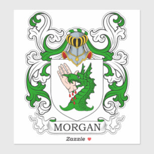 Pegatina Morgan Family Crest