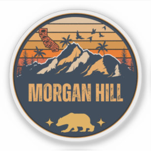 Pegatina Morgan Hill, California