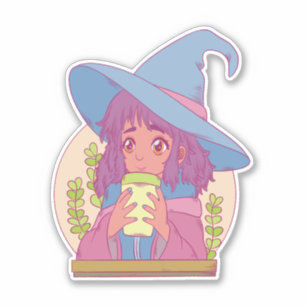 Pegatina Morning Witch
