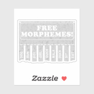 Pegatina Morphemes gratis