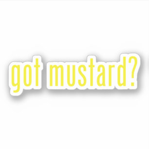 Pegatina ¿mostaza conseguida?