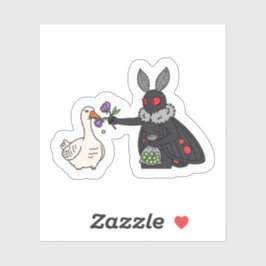 Pegatina Moth Alimenta A La Gansa