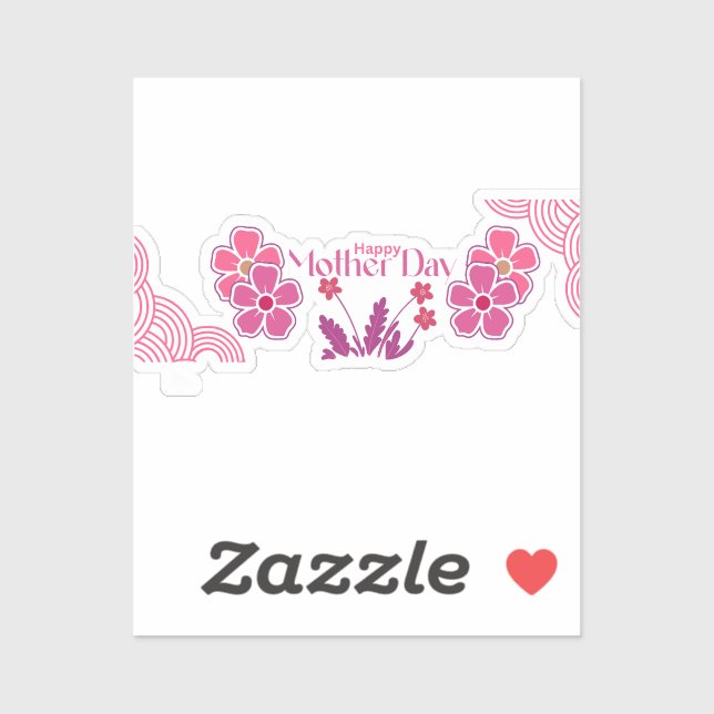 Pegatina Mother day Modern Gift pack (Hoja)