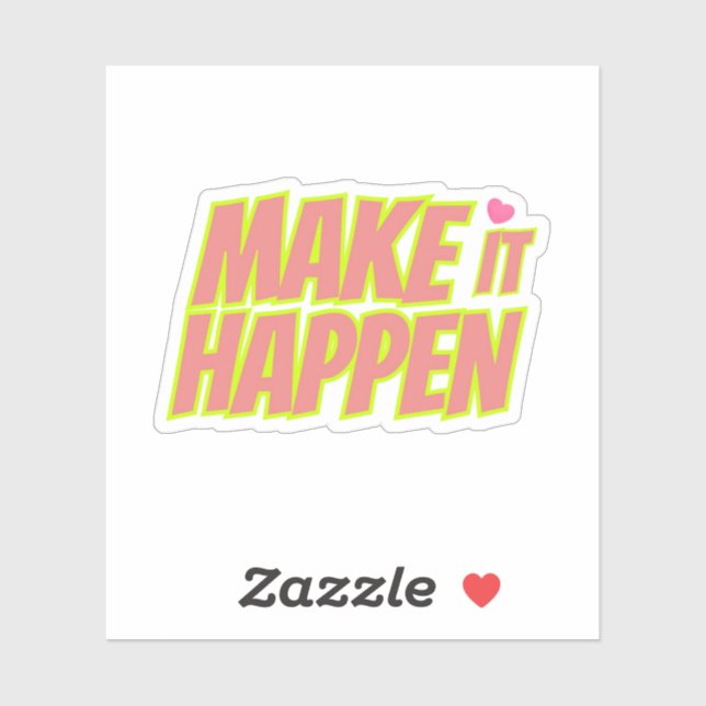 Pegatina motivacional (Hoja)