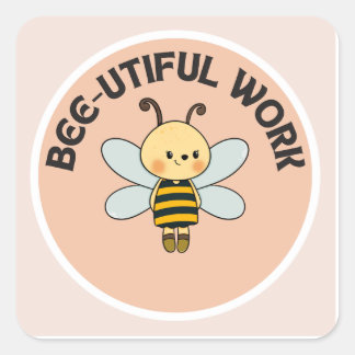 Pegatina motivacional-Bee-Bee-Bee-Hermoso Pegatina