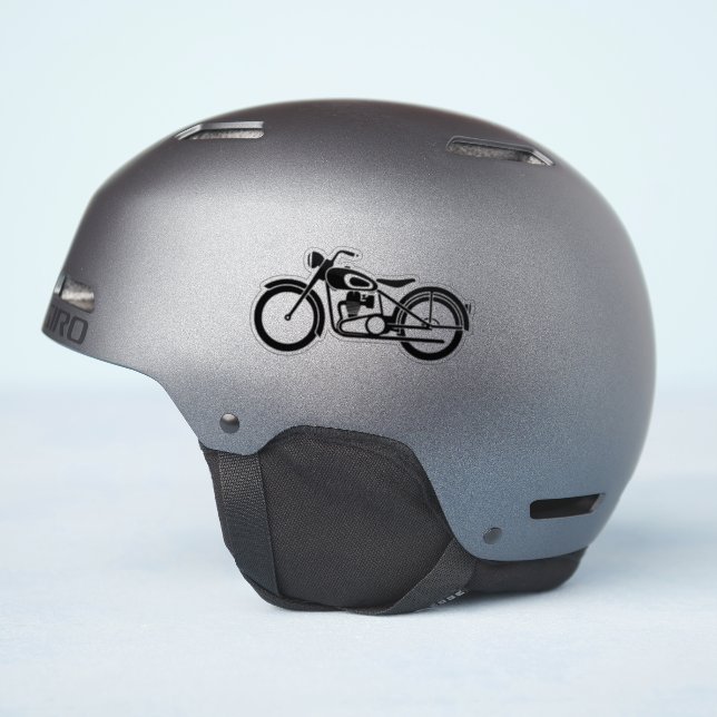 Pegatina moto fría (Lado del casco)