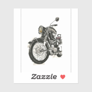 Pegatina Motocicletas en tinta IV