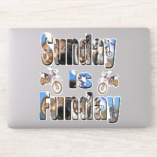 Pegatina Motociclismo El Domingo,