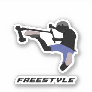 Pegatina Motociclista de tacón