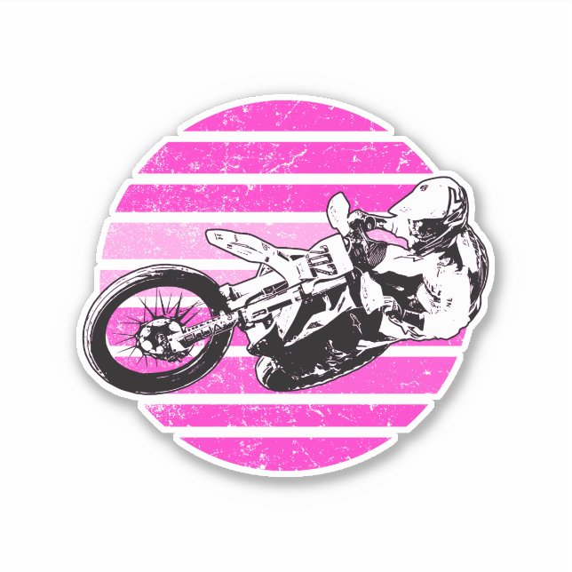 Pegatina Motocromo (Anverso)