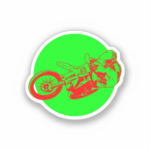 Pegatina Motocross