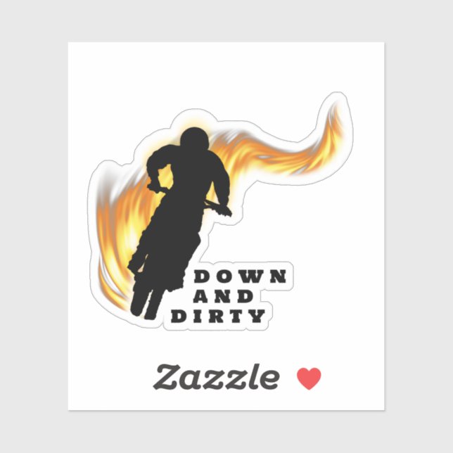 Pegatina Motocross Extreme Bicicleta (Hoja)